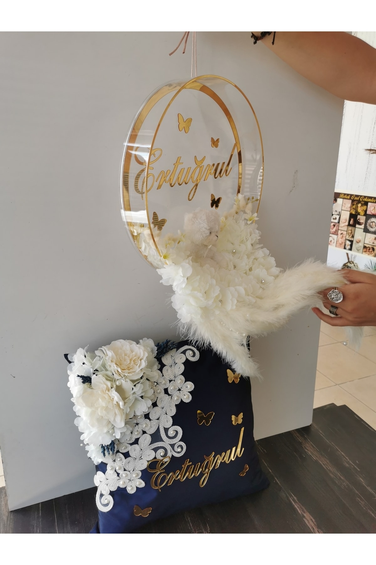 Bebek Kapısüsü Ve Takı Yastığı