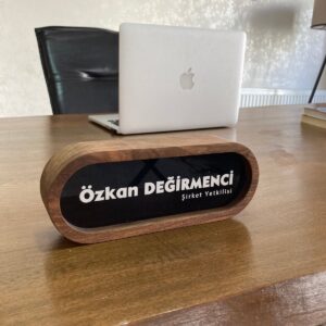Ofis Masası Üzeri İsimlik
